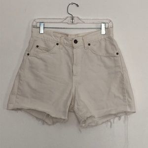 White Levis 550 cutoff shorts - Size 30